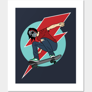 SKATE, JASON THE FRIDAY 13 Posters and Art